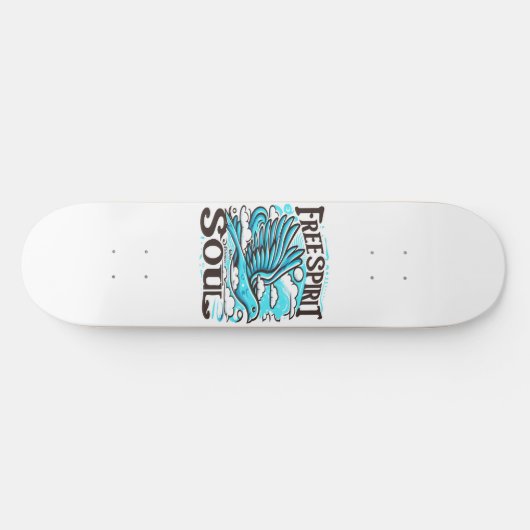 Sky Bird mit freiem Geist und Soul Skateboard (Horizontal)