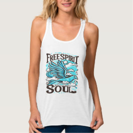 Sky Bird mit freiem Geist und Soul Tank Top