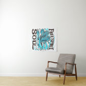 Sky Bird mit freiem Geist und Soul Wandteppich (Beispiel (Horizontal))