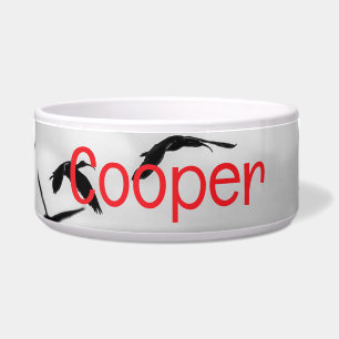 Sky Birds Pet Bowl mit COOPER Text Napf