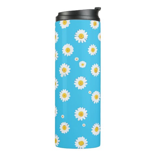 Sky Bloom Daisies Thermosbecher (Nach links gedreht)