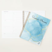 Sky Blue Alcohol Ink Art Malplaner Planer (Anzeige)