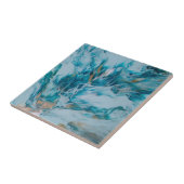 Sky blue and Ocean Green Abstract Painting Fliese (Seite)