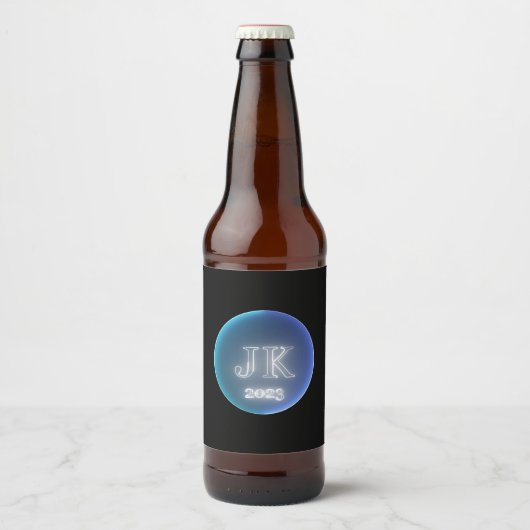 Sky Blue Bierflasche Bierflaschenetikett (Vorderseite)