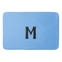 Sky Blue Black Monogram