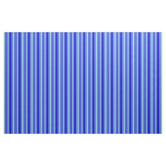 Sky Blue & Blue Colos Lined Pattern Stoff (Fat Quarter (45,7 x 55,9 cm))