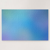 Sky Blue Bokeh Blur Farbenfrohe Gradient Minimalis Puzzle (Horizontal)