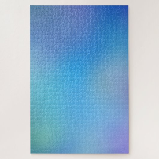 Sky Blue Bokeh Blur Farbenfrohe Gradient Minimalis Puzzle (Vertikal)
