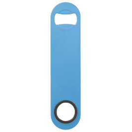 Sky Blue Bottle Opener Custom Text Bar Key Gift