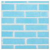 Sky Blue Brick Stoff (Muster)