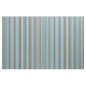 Sky Blue & Brown Lines Stoff (Yard (91,4 cm))