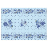 Sky Blue Butterfly Blume Medow Tischdecke (Vorderseite (Horizontal))