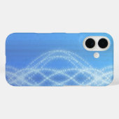Sky Blue Case-Mate iPhone Hülle (Rückseite (Horizontal))