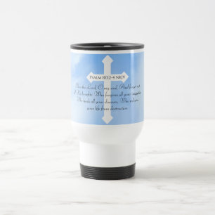 Sky Blue Christlich Healing Bible Verse Cross Reisebecher