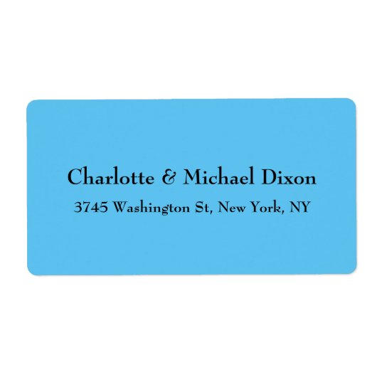 Sky Blue Classical Stilvolle Elegant Family (Vorne)