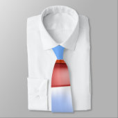 Sky Blue Clouds Neck Tie Krawatte (Gebunden)