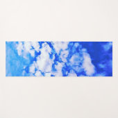 Sky Blue Clouds Yogamatte (Vorderseite (Horizontal))