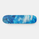 Sky Blue Coral Skateboard (Horizontal)