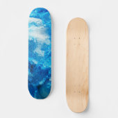 Sky Blue Coral Skateboard (Vorderseite)