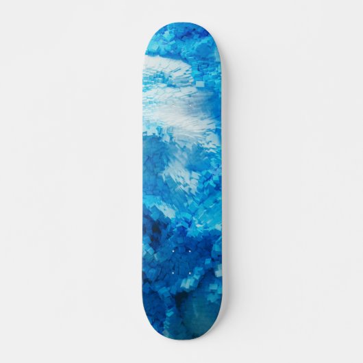 Sky Blue Coral Skateboard (Vorne)
