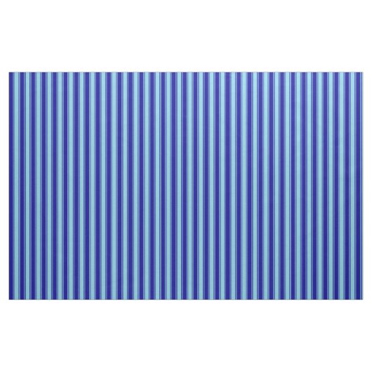 Sky Blue & Dark Blue Pattern Stoff (Yard (91,4 cm))
