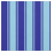 Sky Blue & Dark Blue Pattern Stoff (Nahaufnahme)