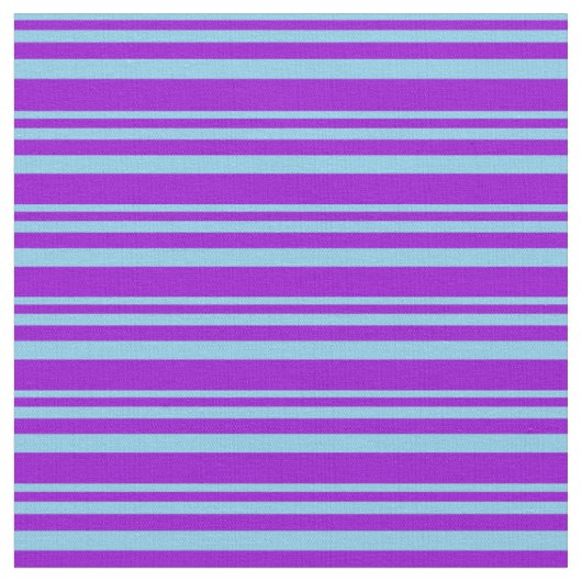 Sky Blue & Dark Violet Lines Muster Stoff (Nahaufnahme)