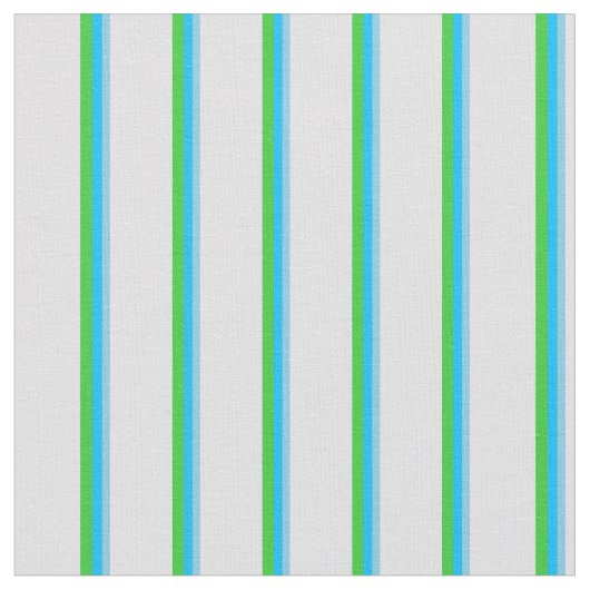 Sky Blue, Deep Sky Blue, Lime Green & Lavender Stoff (Nahaufnahme)