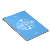 Sky Blue Dies ist unsere Geschichte, unser Zuhause Notizblock (Rechte Seite)