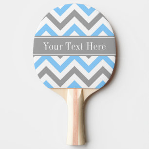 Sky Blue Dk Gray Welch LG Zickzack Graue Bezeichnu Tischtennis Schläger