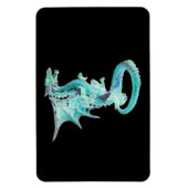Sky Blue Dragon Horizontal Flexible Foto Magnet (Vertikal)
