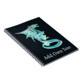 Sky Blue Dragon Notizblock (Rechte Seite)