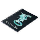 Sky Blue Dragon Notizblock (Linke Seite)