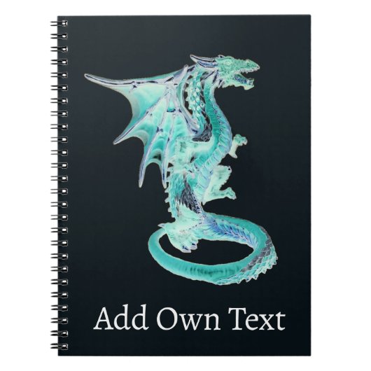 Sky Blue Dragon Notizblock (Vorderseite)