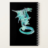 Sky Blue Dragon Notizblock (Rückseite)