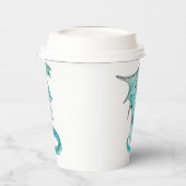 Sky Blue Dragon Pappbecher (Links)