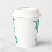 Sky Blue Dragon Pappbecher (Rechts)