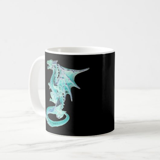 Sky Blue Dragon Tasse (Vorderseite Links)