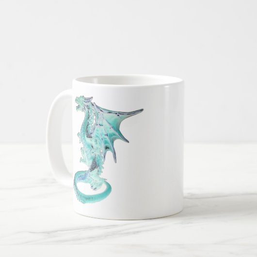 Sky Blue Dragon Tasse (Vorderseite Links)