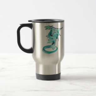 Sky Blue Dragon Travel Mug Reisebecher