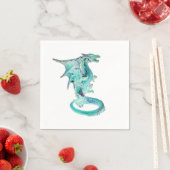 Sky Blue Dragon x 50 Serviette (Beispiel)