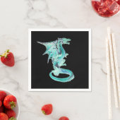 Sky Blue Dragon x 50 Serviette (Beispiel)