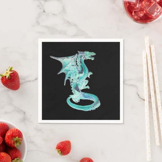 Sky Blue Dragon x 50 Serviette (Beispiel)