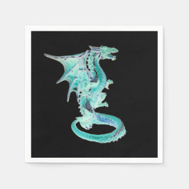 Sky Blue Dragon x 50 Serviette