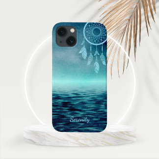 Sky Blue Dream Catcher mit Aquamarinem Ocean Backg Case-Mate iPhone Hülle