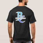 Sky Blue Dreams: Black T- T-Shirt (Rückseite)