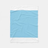 Sky Blue Fleecedecke (Vorderseite)