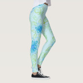 Sky Blue Flows Leggings (Rechts)