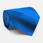 Sky Blue Futuristic Abstract Diagonal Pattern Art Krawatte (Gerollt)