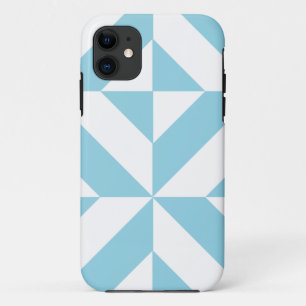 Sky Blue Geometric Deko Cube Pattern Case-Mate iPhone Hülle